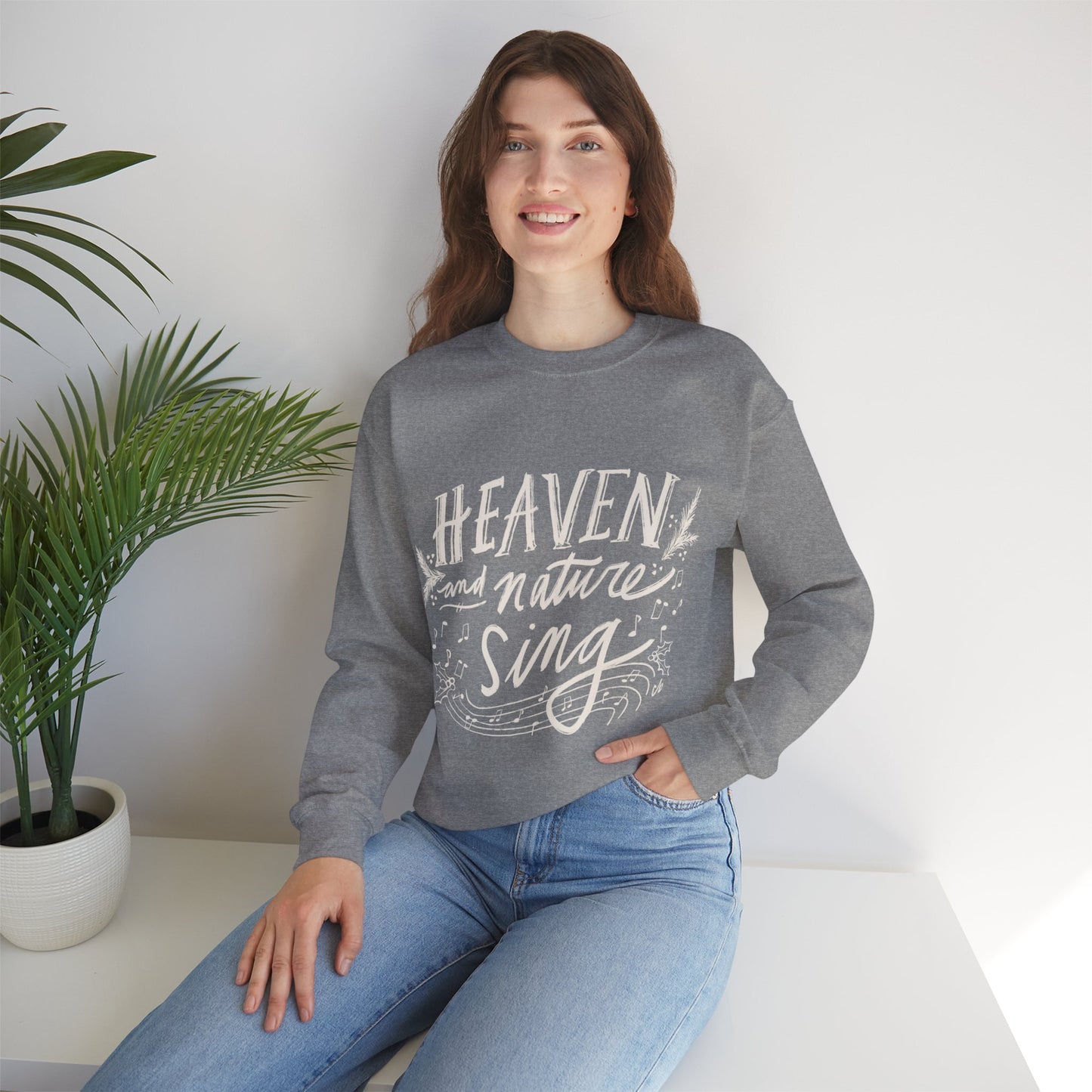 Heaven and Nature Sing - Unisex Heavy Blend™ Crewneck Sweatshirt