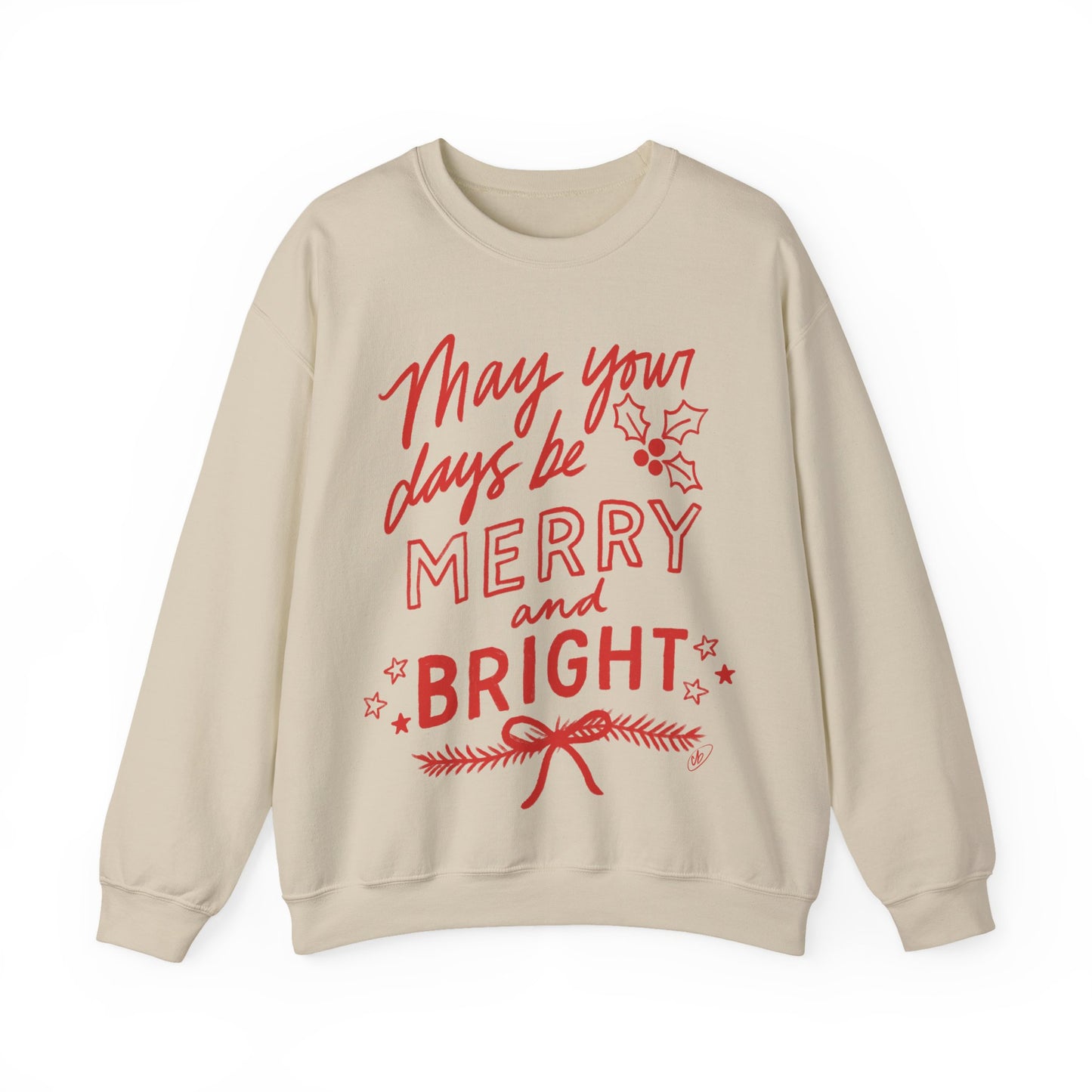 May Your Days Be Merry And Bright - Unisex Heavy Blend™ Crewneck Sweatshirt