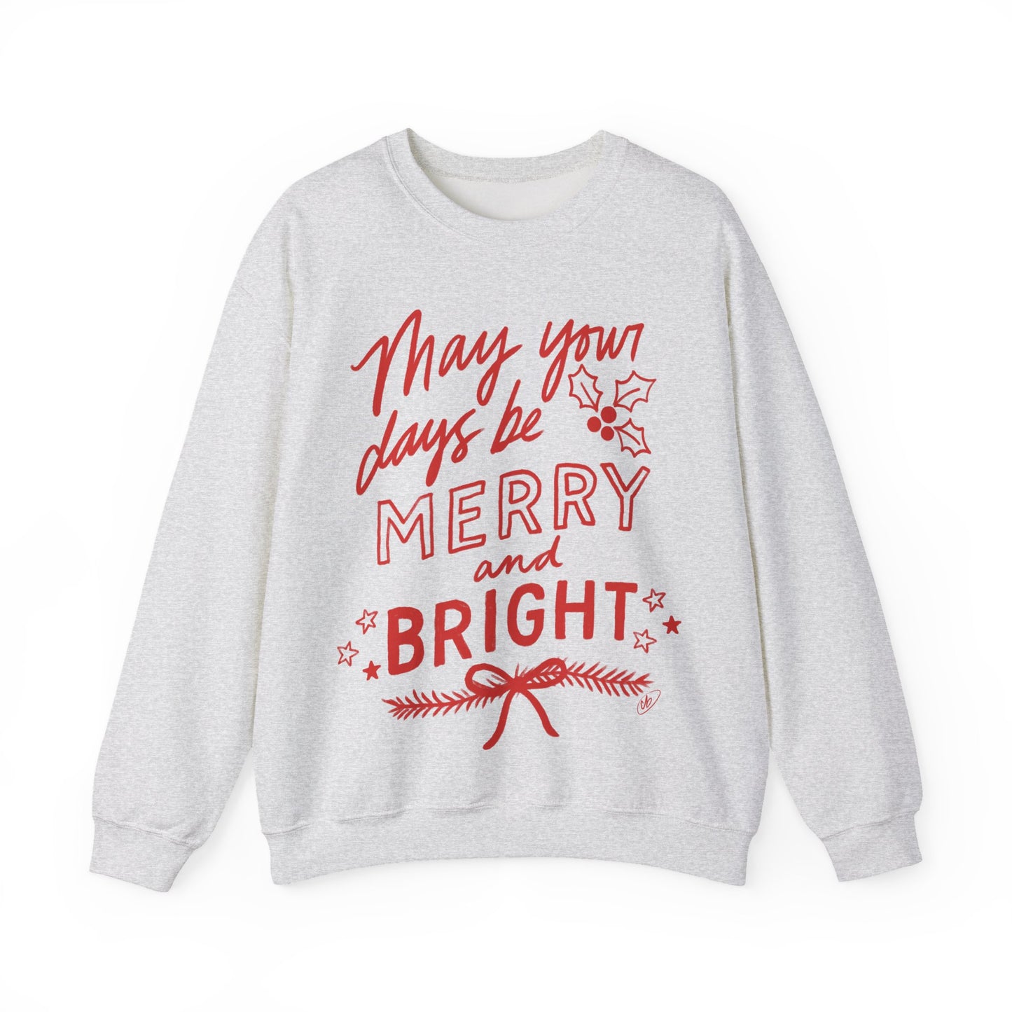 May Your Days Be Merry And Bright - Unisex Heavy Blend™ Crewneck Sweatshirt