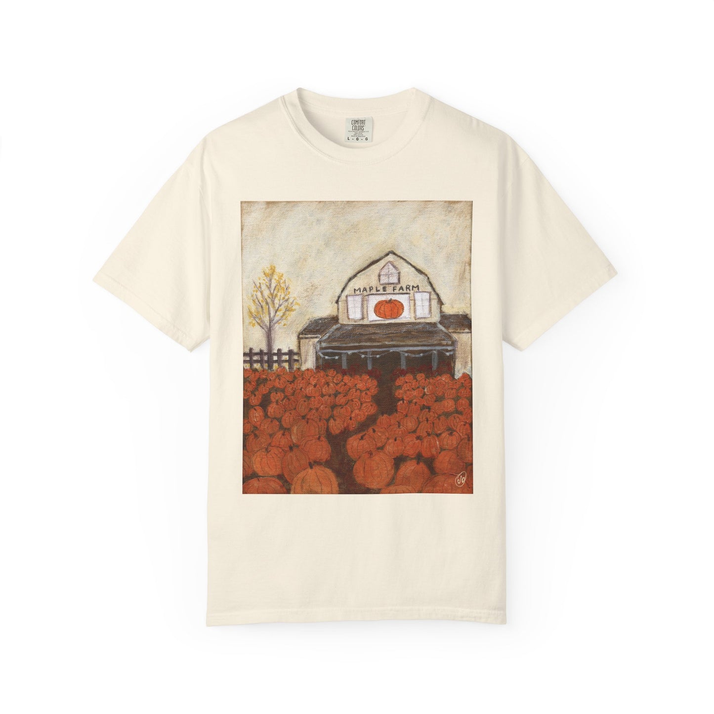 Maple Farm T-shirt - Unisex Garment-Dyed Comfort Colors T-shirt - by Christy Beasley