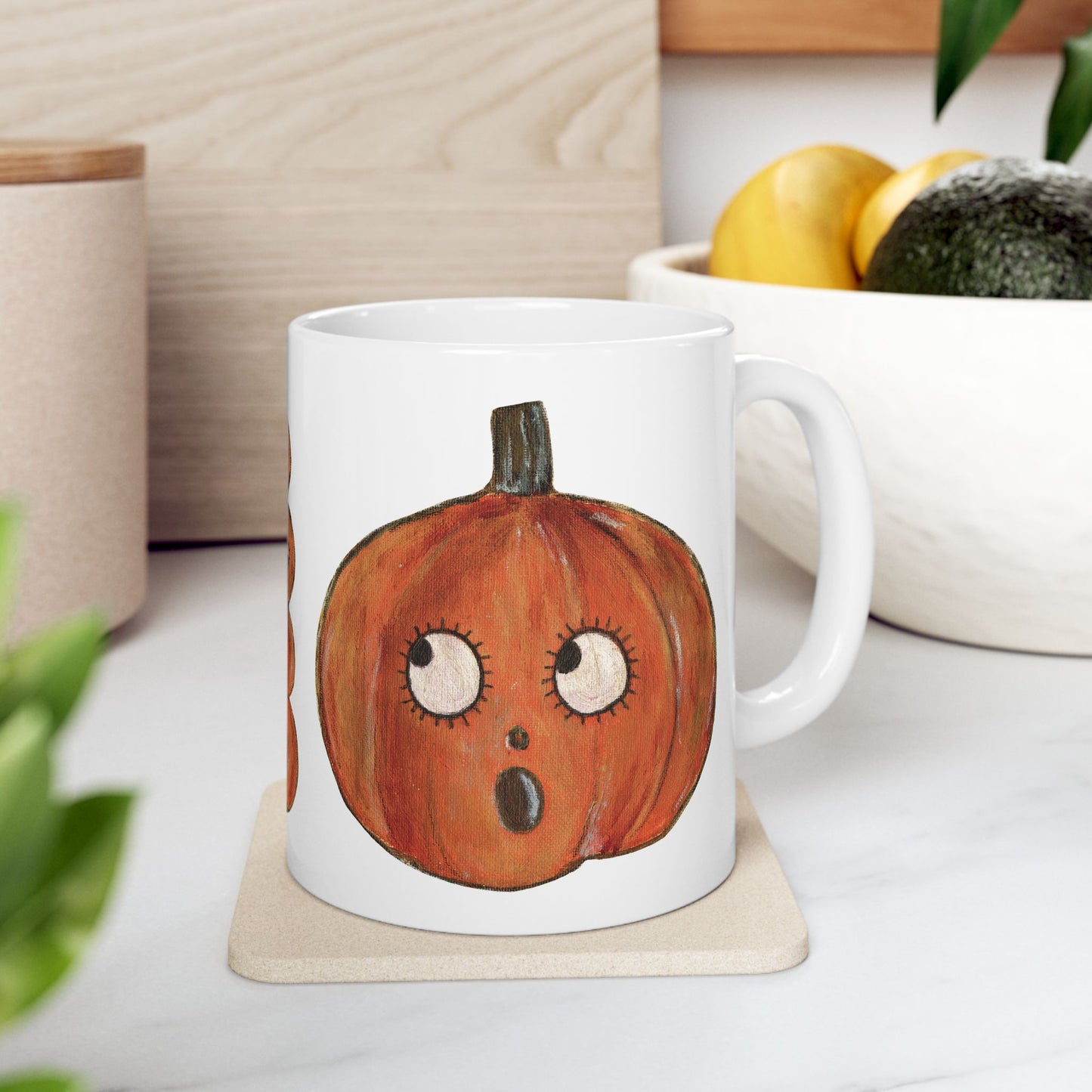 Cutie Pumpkins Ceramic Mug – Coffee Cup (11oz & 15oz)