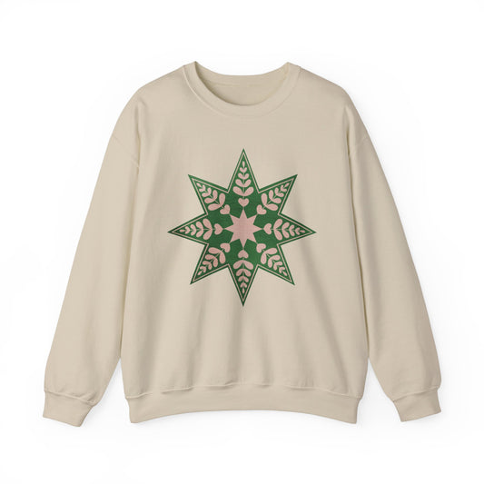 Big Christmas Star - Unisex Heavy Blend™ Crewneck Sweatshirt