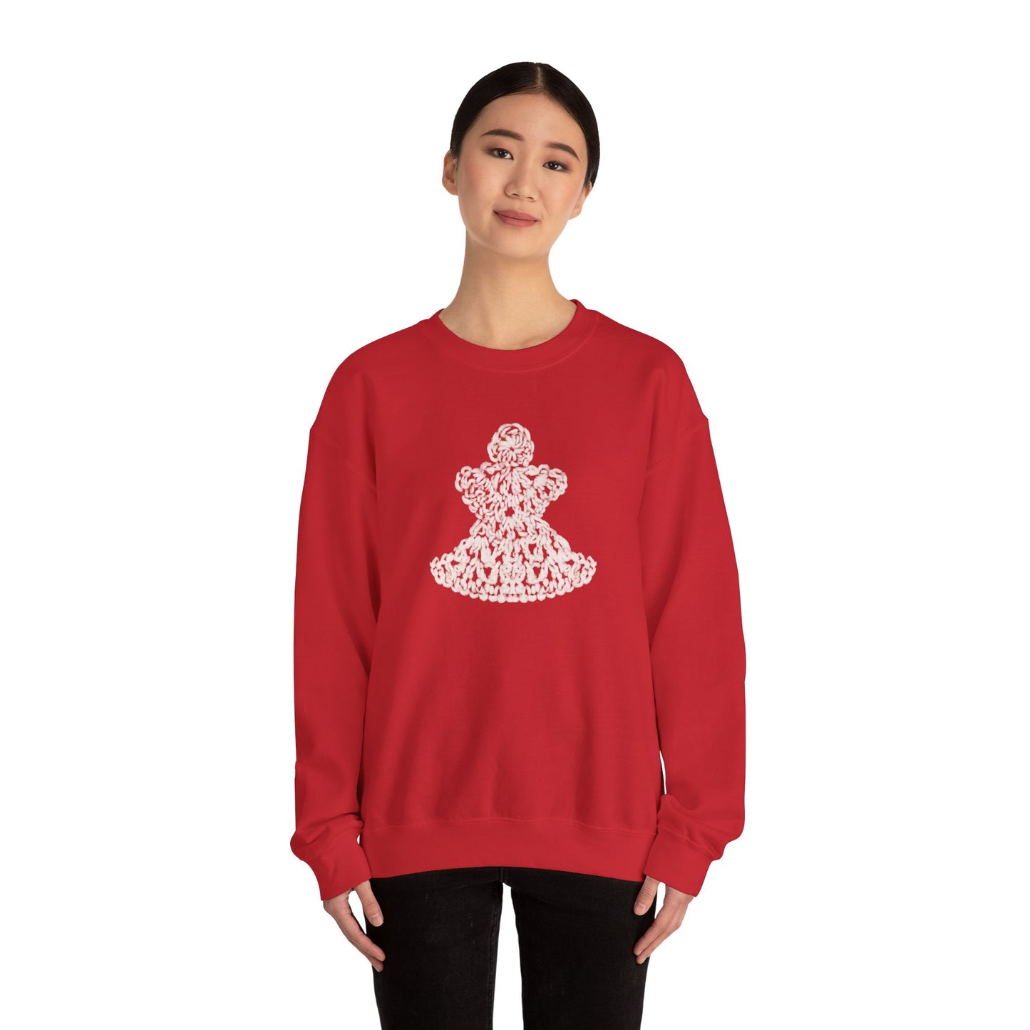 Crochet Angel - Unisex Heavy Blend™ Crewneck Sweatshirt