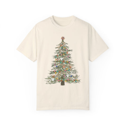 O Christmas Tree - Unisex Garment-Dyed Comfort Colors T-shirt - by Christy Beasley