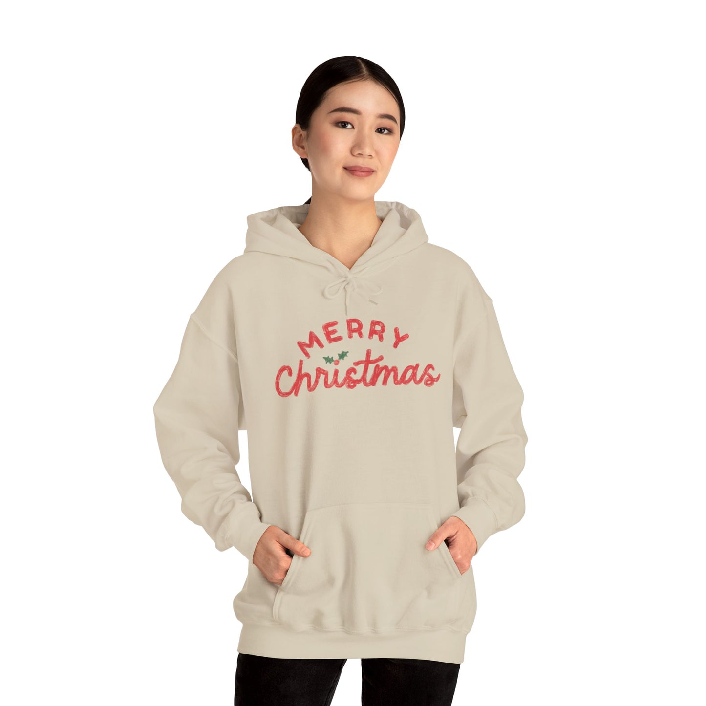 Merry Christmas Unisex Heavy Blend™ Hooded Sweatshirt