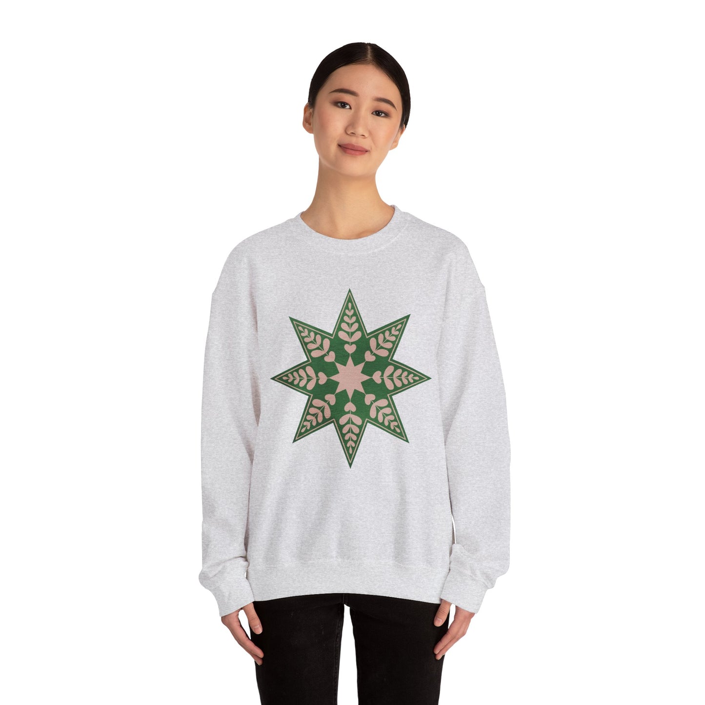 Big Christmas Star - Unisex Heavy Blend™ Crewneck Sweatshirt