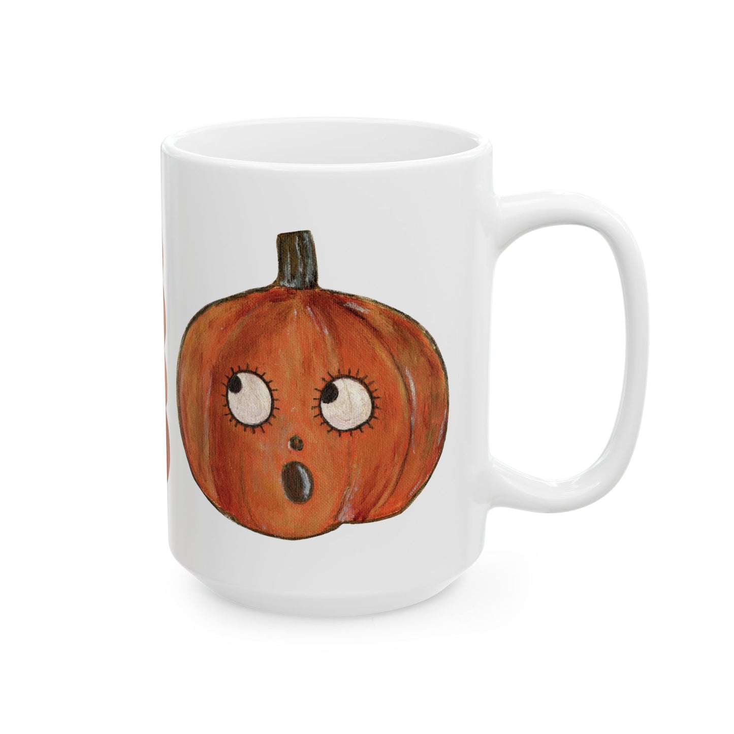 Cutie Pumpkins Ceramic Mug – Coffee Cup (11oz & 15oz)