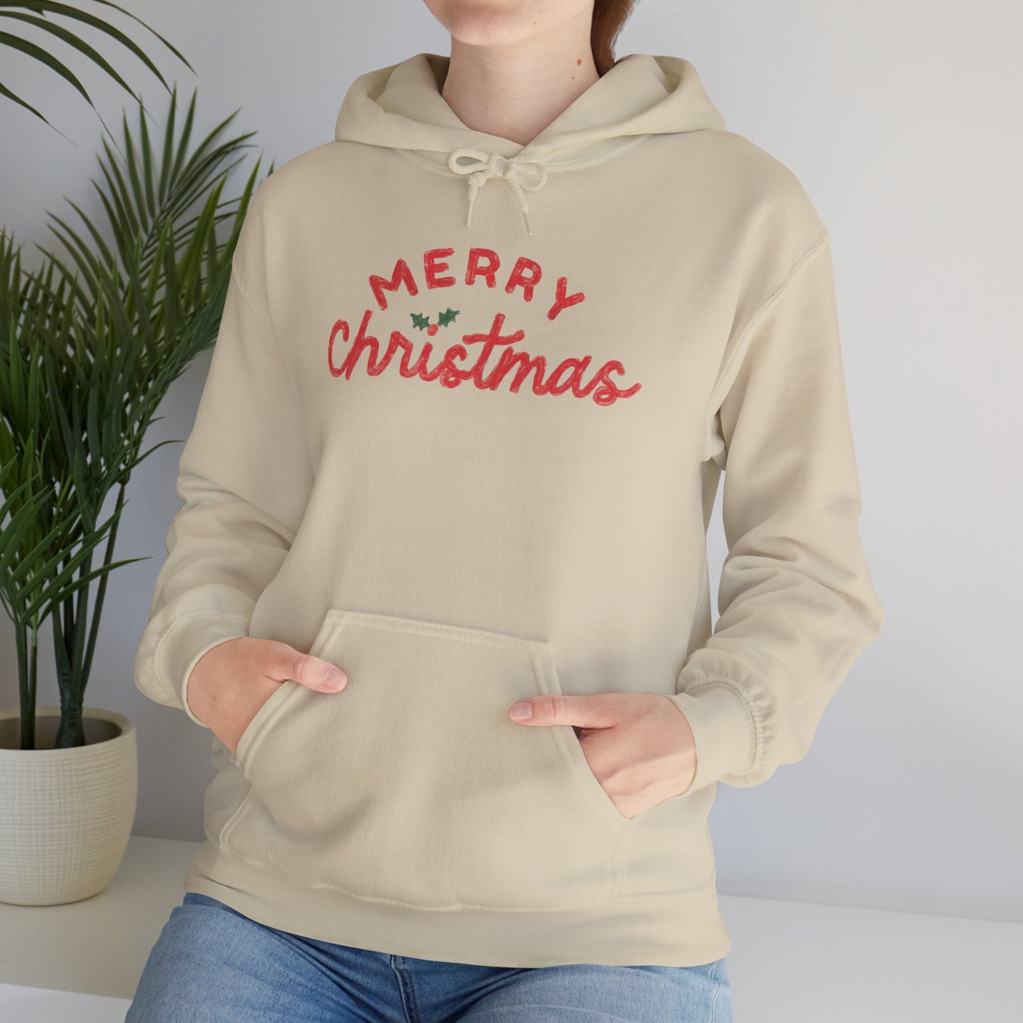 Merry Christmas Unisex Heavy Blend™ Hooded Sweatshirt