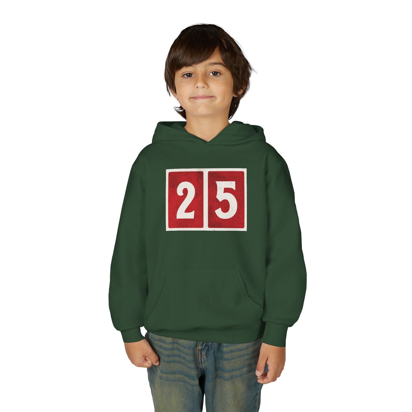 25 - Joyful and Triumphant - Youth Heavy Blend Hooded Sweatshirt