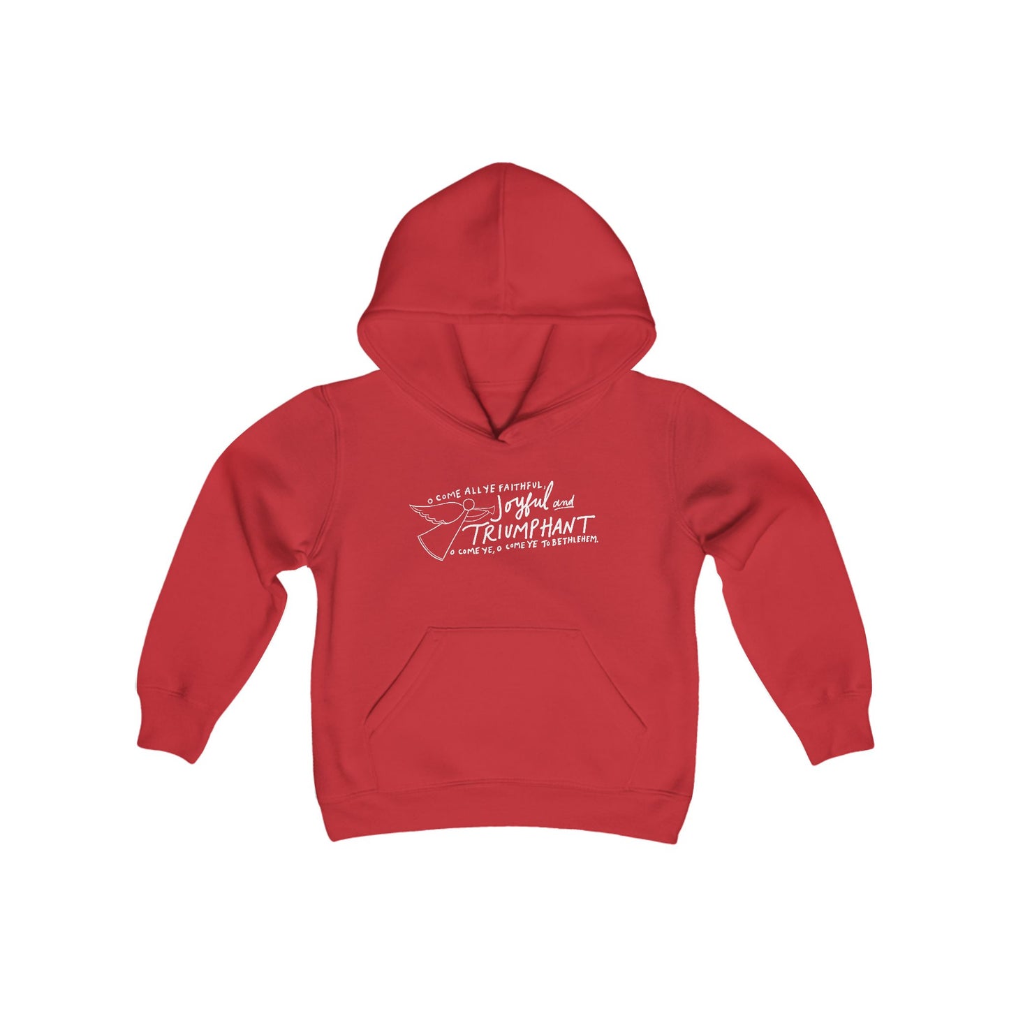 KIDS - Joyful and Triumphant - Youth Heavy Blend Hooded Sweatshirt