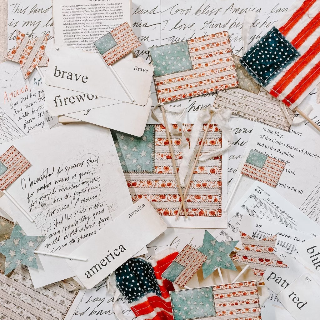 Vintage Patriotic 4th of July Digital Download Bundle