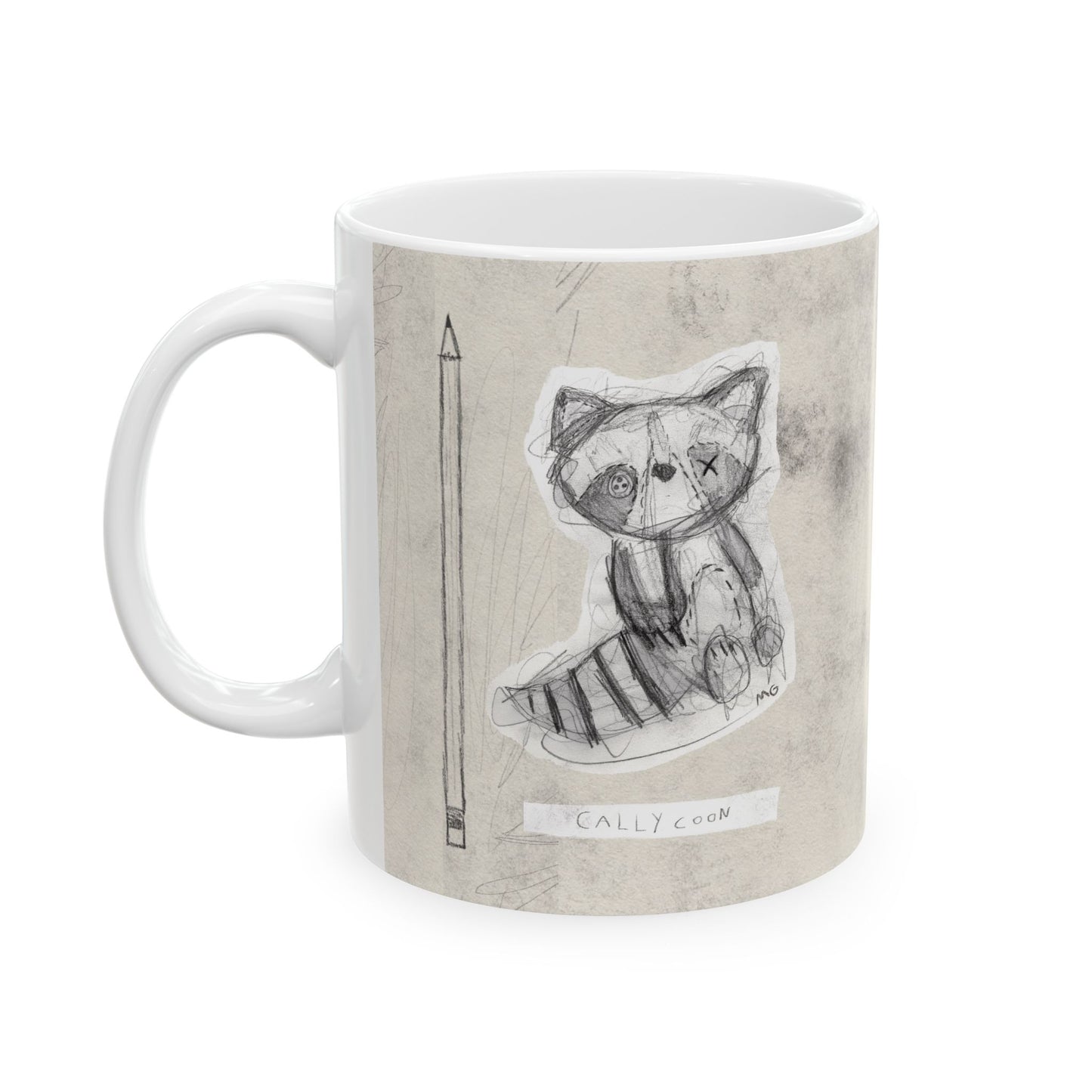 Patchwork Pals by Molly Grace Beasley Ceramic Mug, (11oz)
