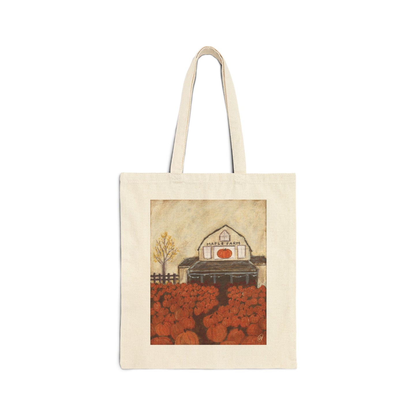 Maple Farm - Cotton Canvas Tote Bag
