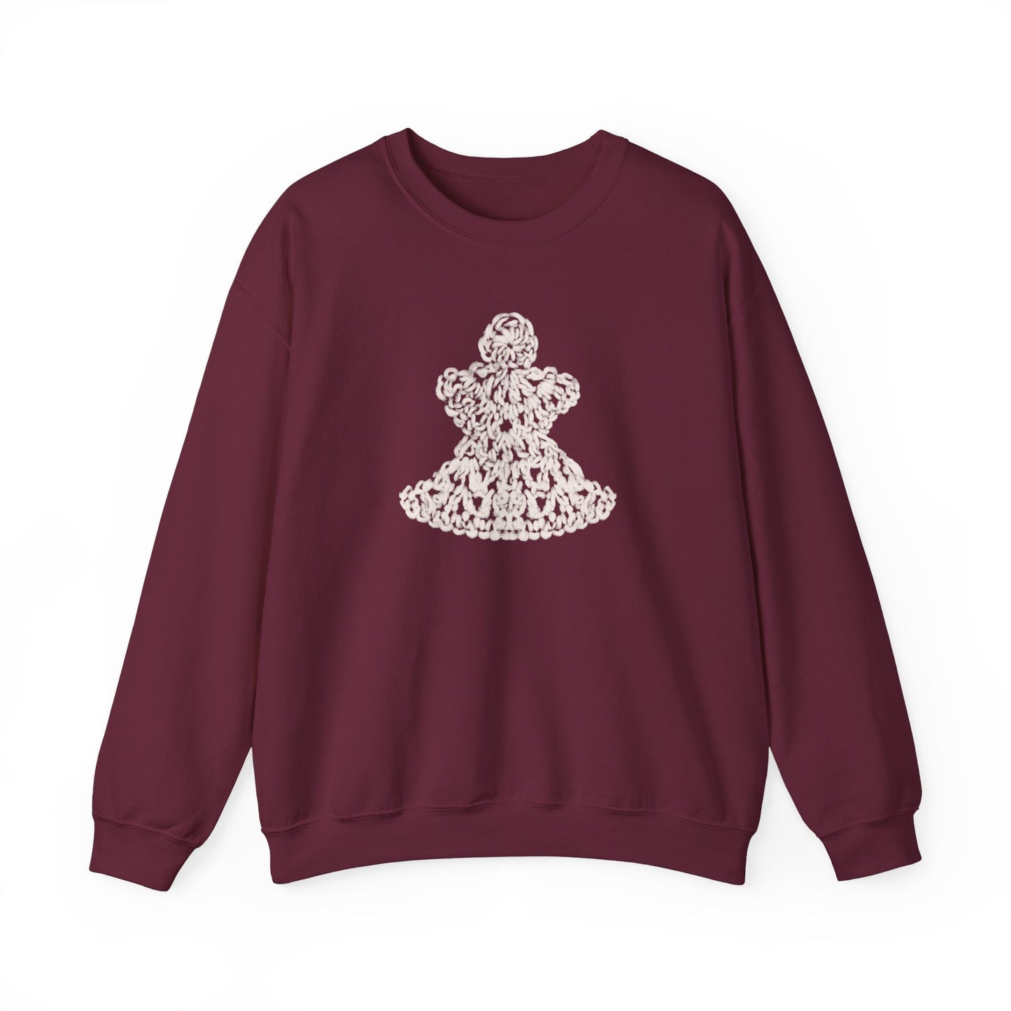 Crochet Angel - Unisex Heavy Blend™ Crewneck Sweatshirt