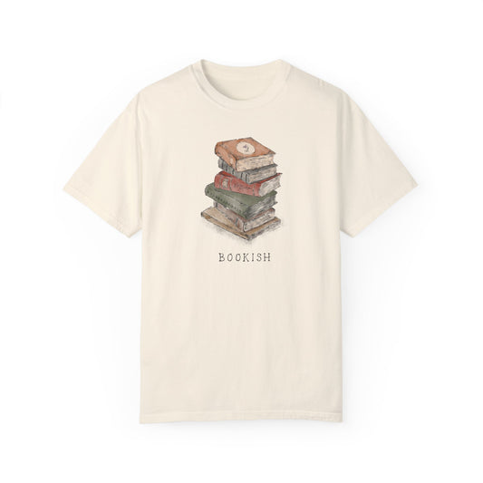 Bookish - Book lovers - Unisex Garment-Dyed Comfort Colors T-shirt - by Christy Beasley