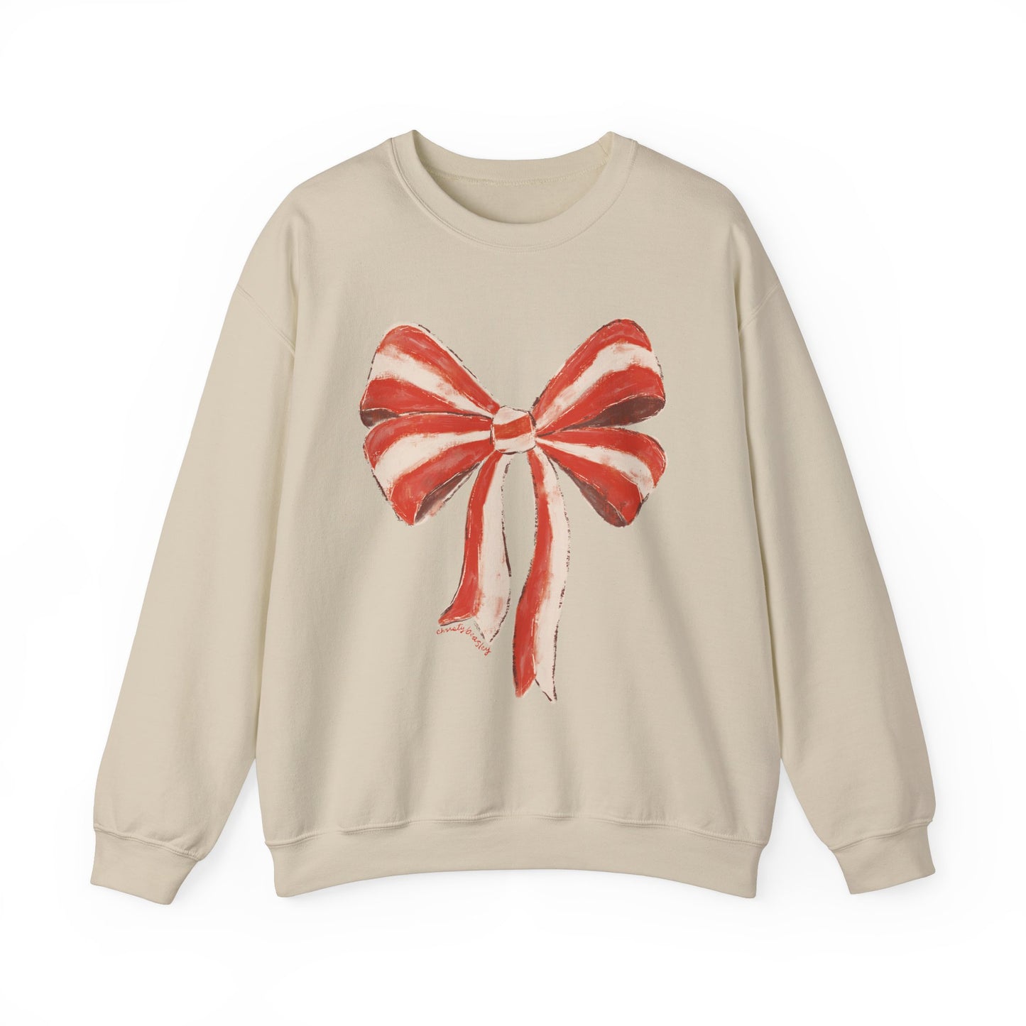 Big ole Christmas Bow - Unisex Heavy Blend™ Crewneck Sweatshirt