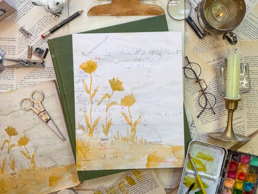 Floral Sketchbook Scan #3