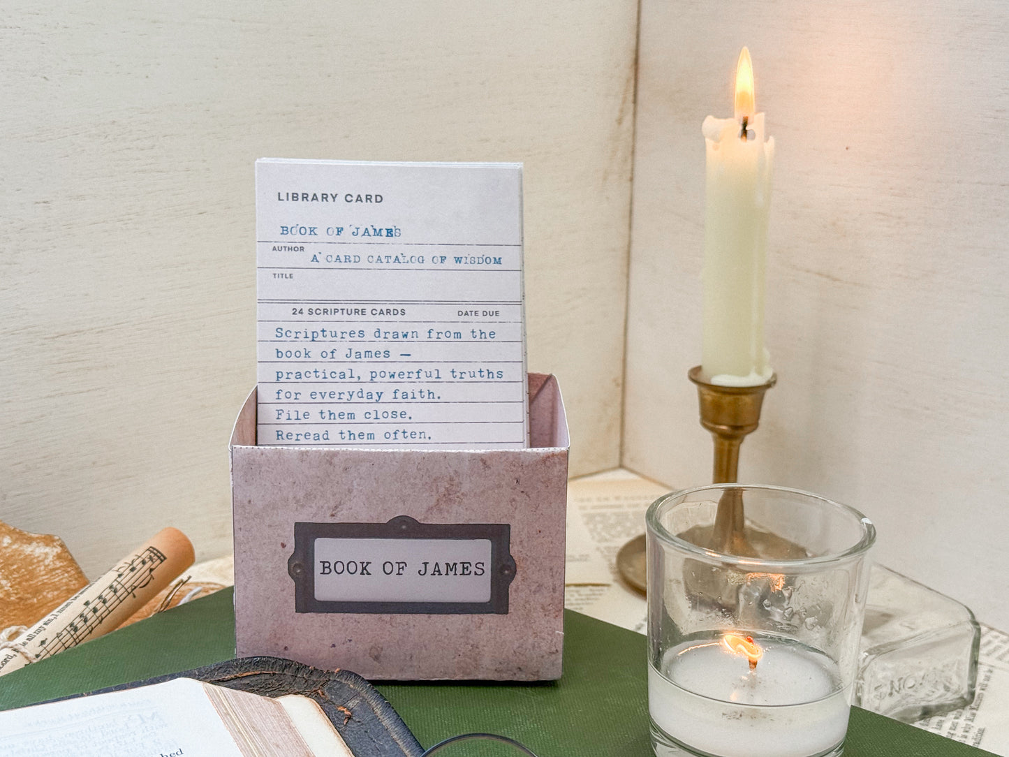 The Book of James - The Catalog of Wisdom Scripture Cards Digital Download