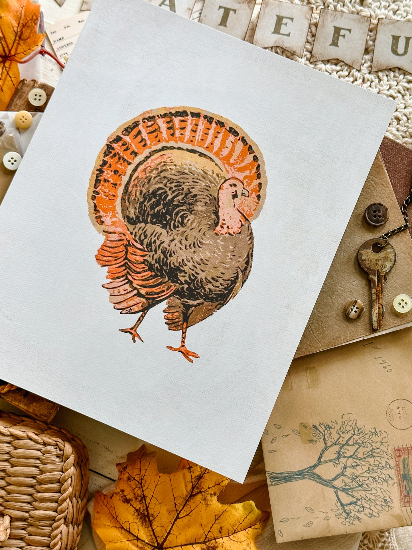 Vintage Turkey Reproduction
