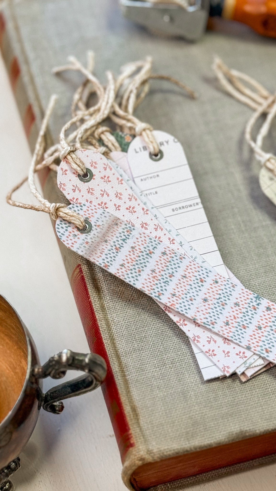 Vintage Long Tags Digital Download