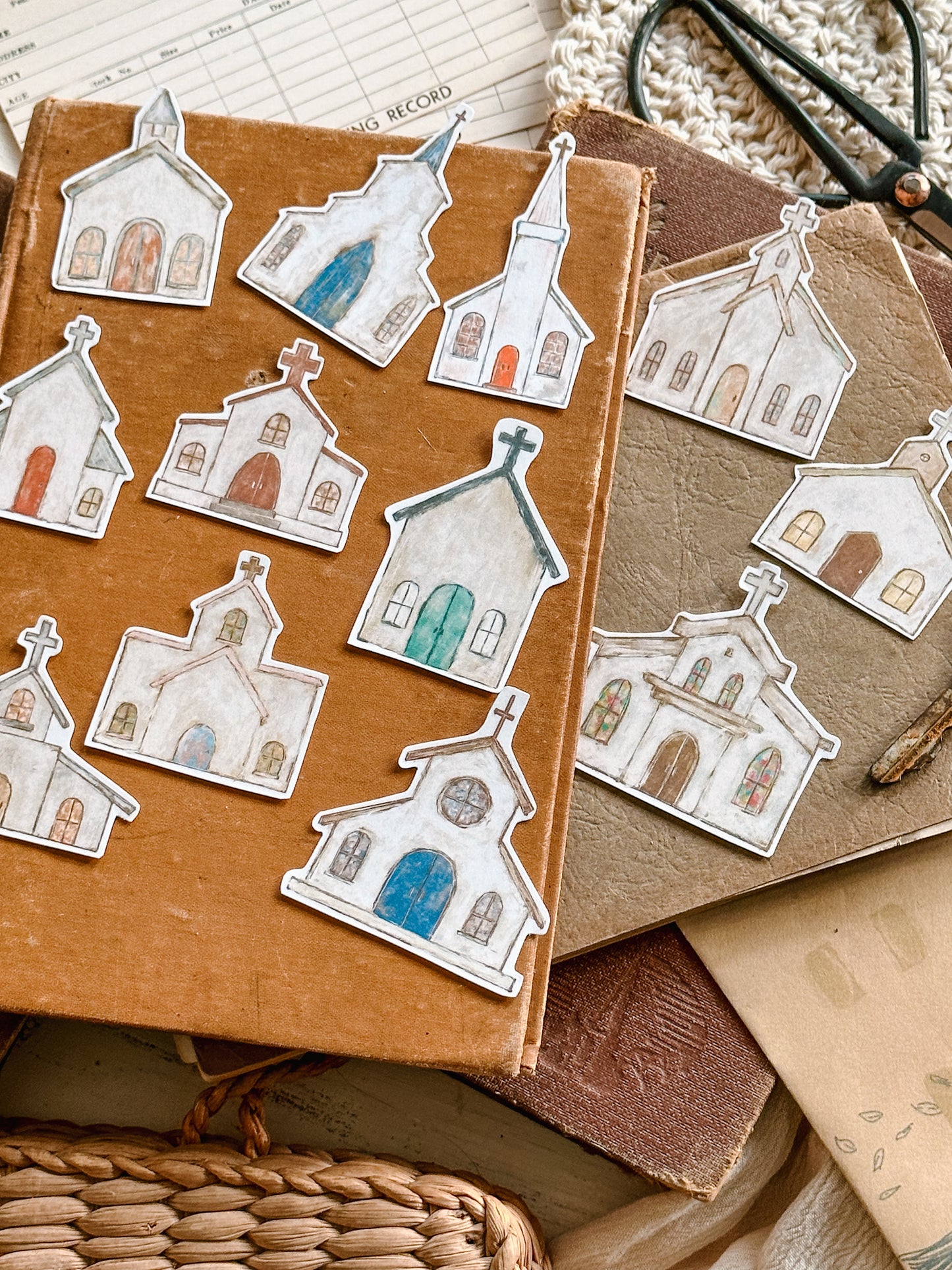 Church Ephemera Cards Digital Download