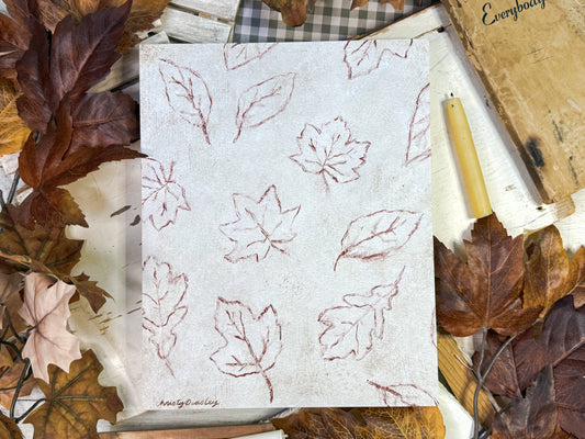 Fall Leaves Sketch