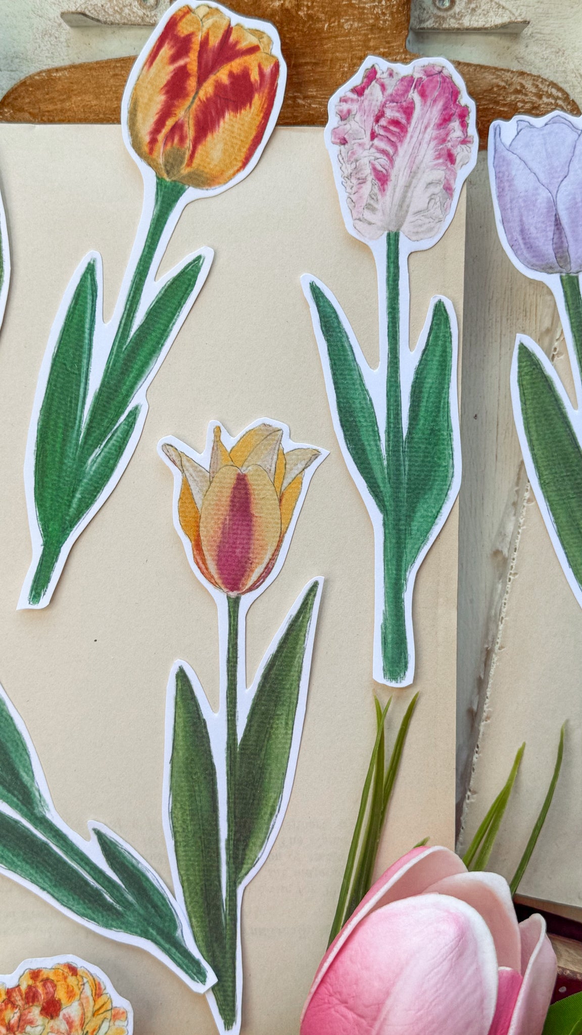 Tulip Cutouts Digital Download