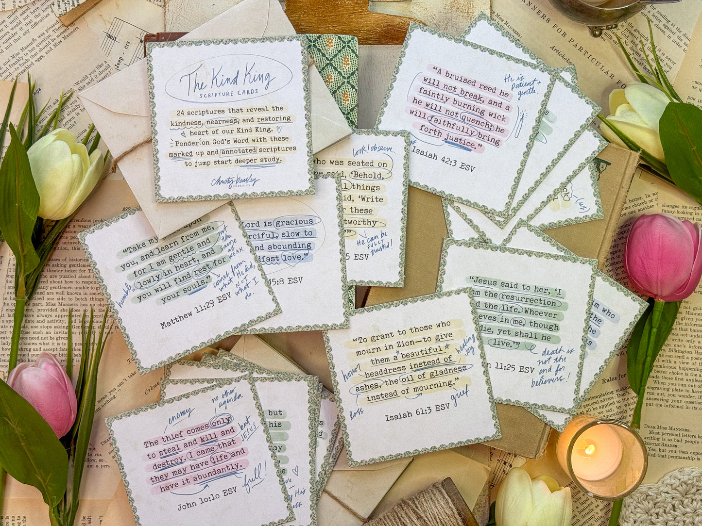 A Kind King Scripture Card Digital Download