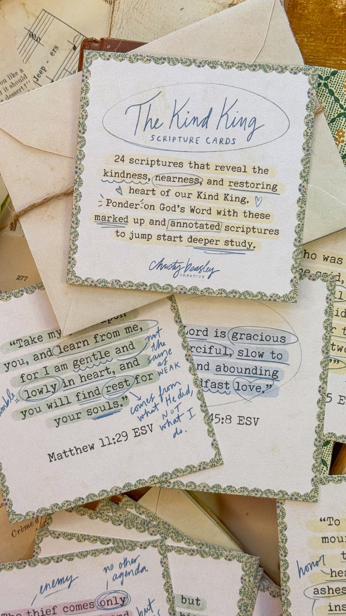 A Kind King Scripture Card Digital Download