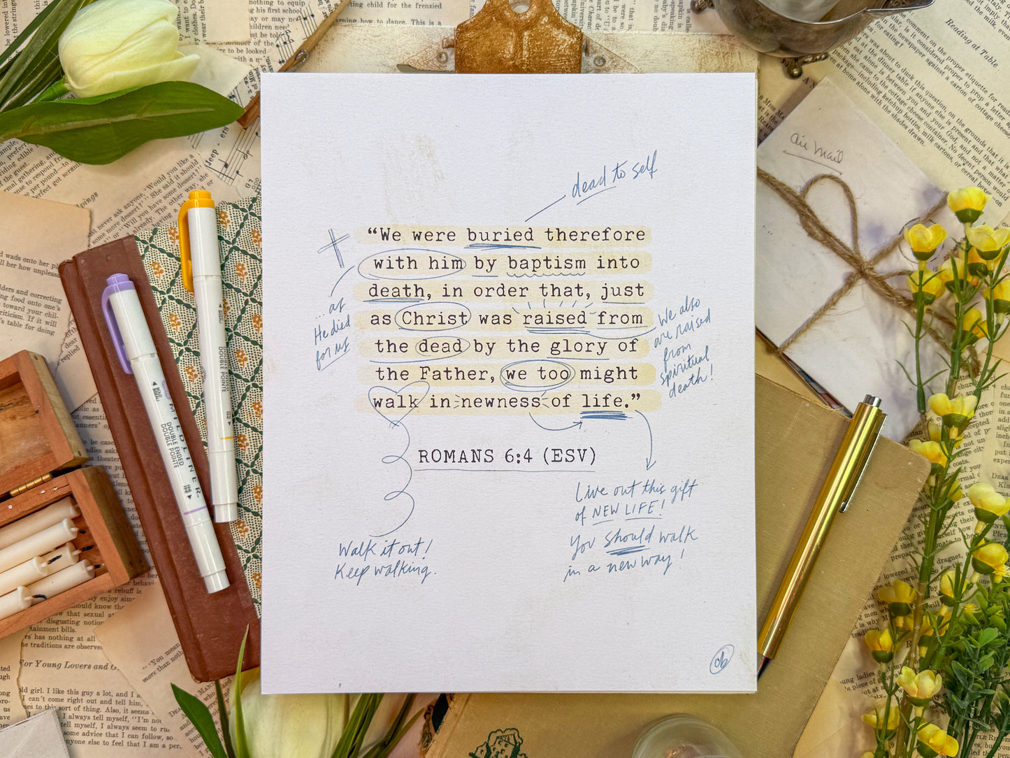 Romans 6:4 Annotated