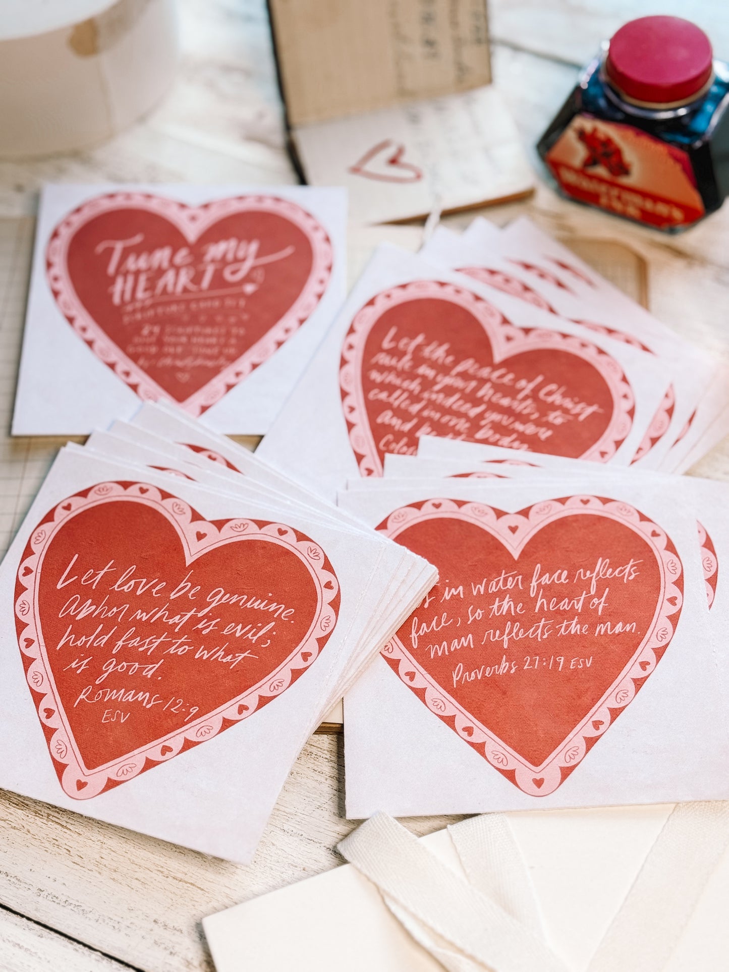 Tune My Heart Scripture Cards Digital Download