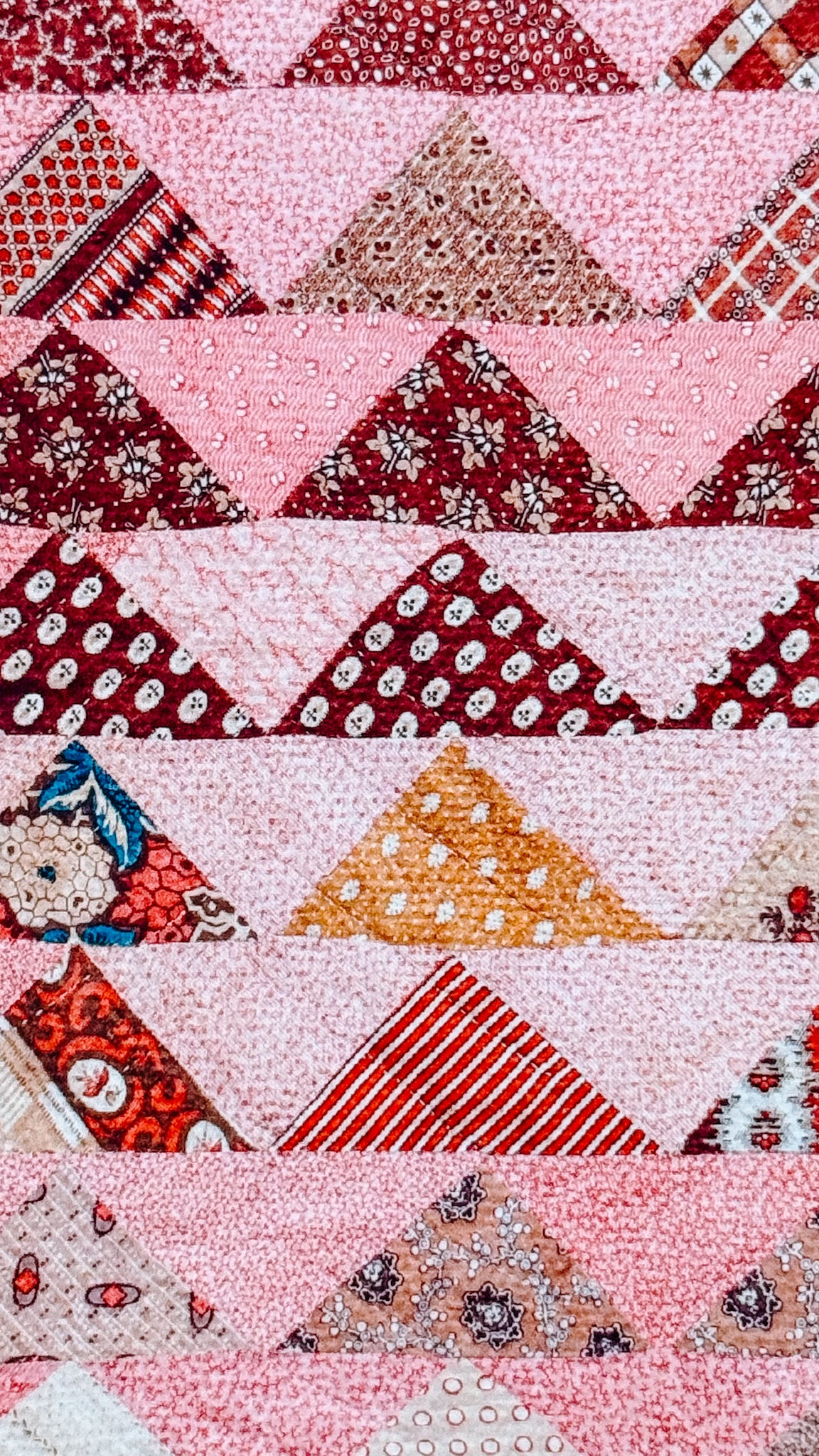 Pink Vintage Quilt Reproduction