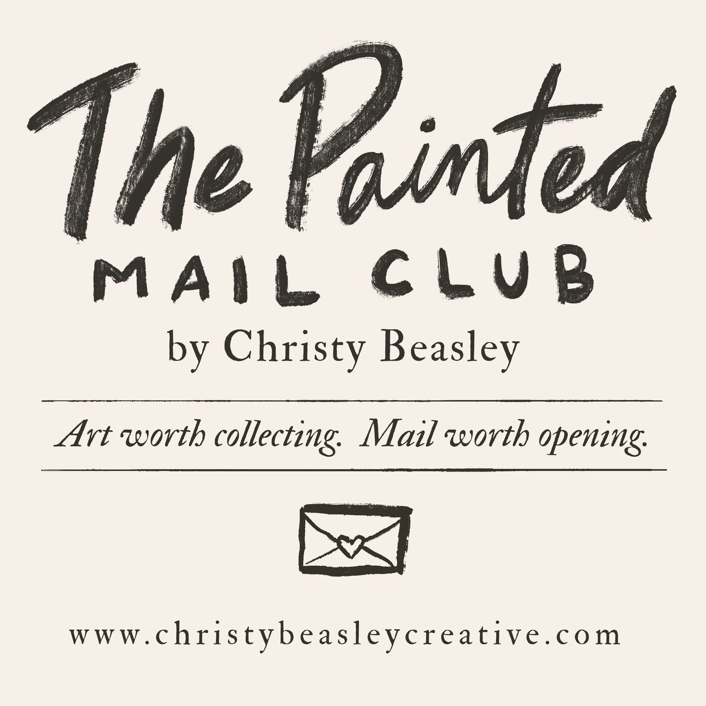 The Painted Mail Club Monthly Subscription