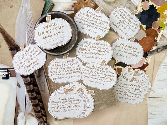 More Grateful Than Ever Scripture Cards Digital Download