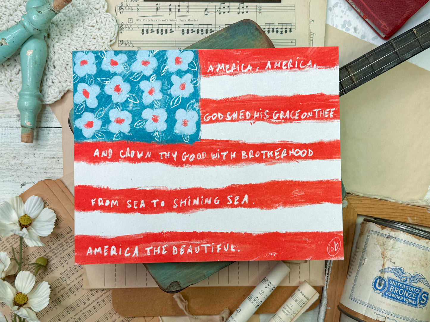 America The Beautiful Flag