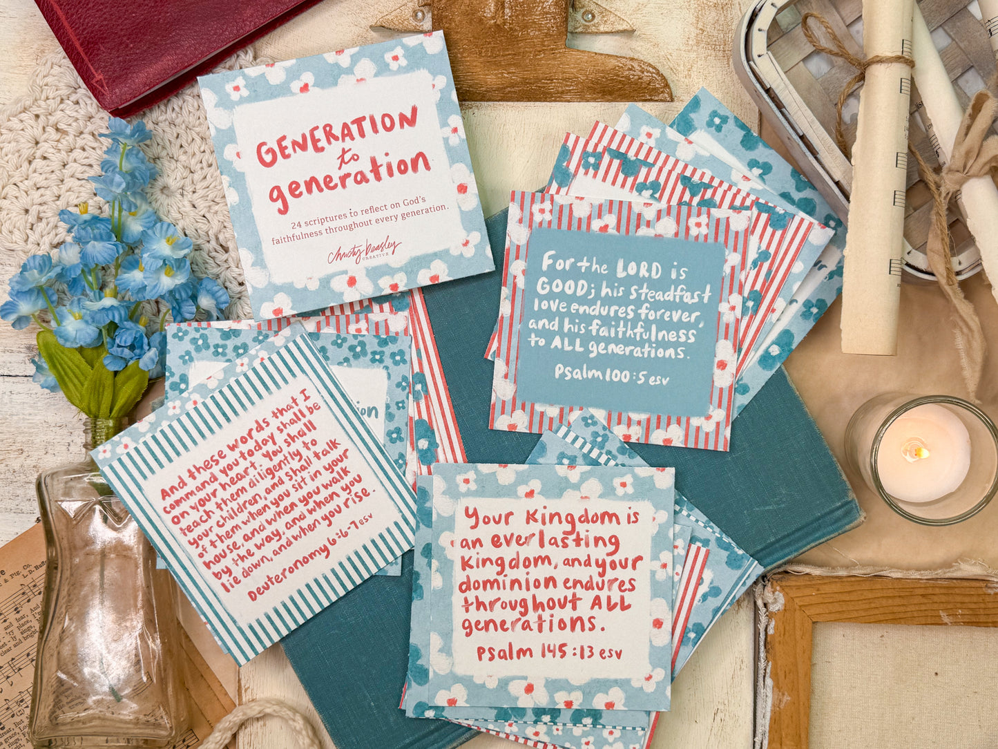 Generation to Generation Scripture Cards Digital Download