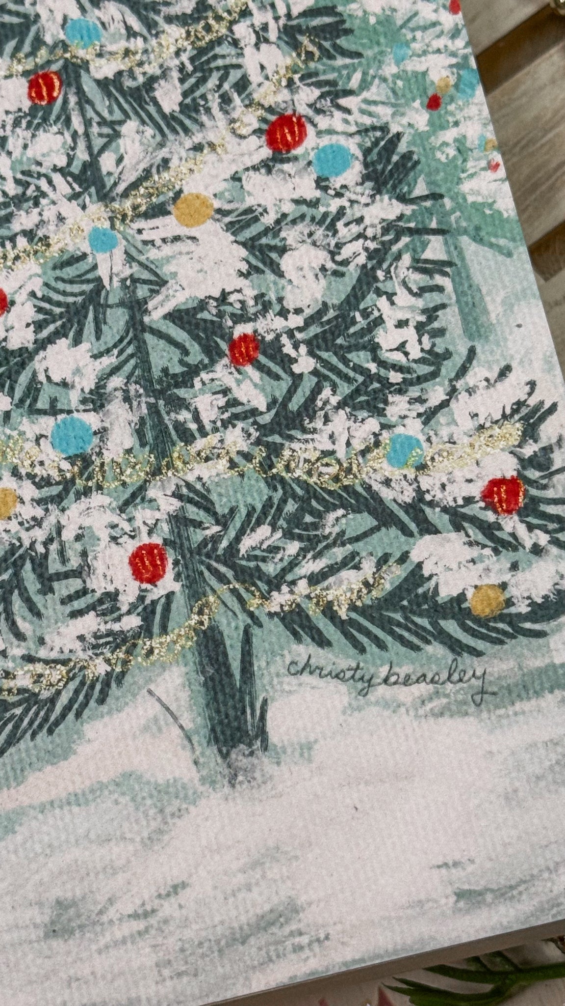Whimsical Pine Tree Forest