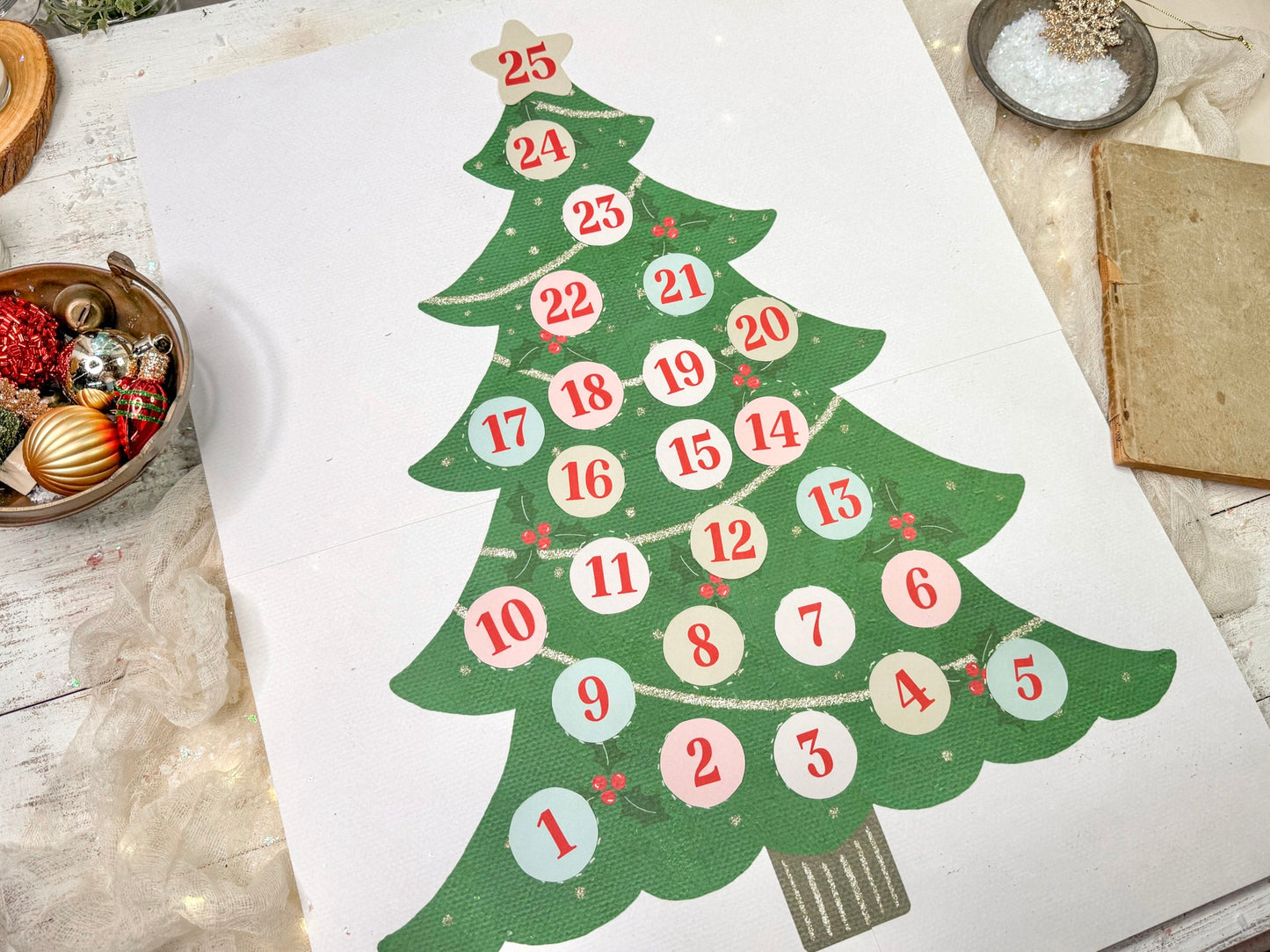 Prepare Him Room Scripture Cards Advent and Advent Tree Digital Download