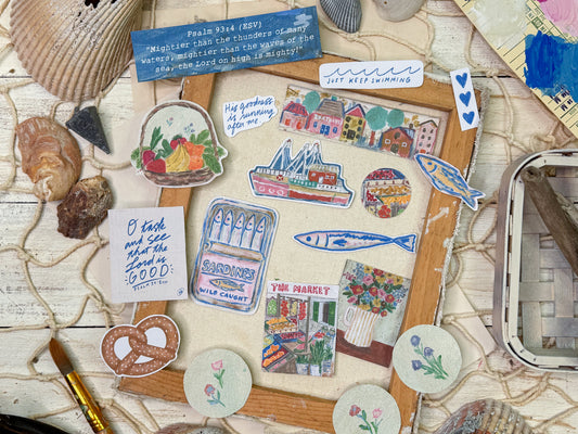 Taste and See Stickers and Ephemera Digital Download