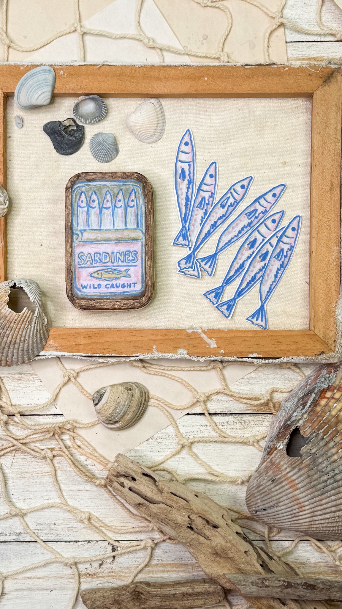 Sardines Craft Digital Download