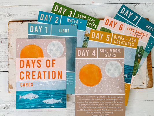 Days of Creation Cards Digital Download