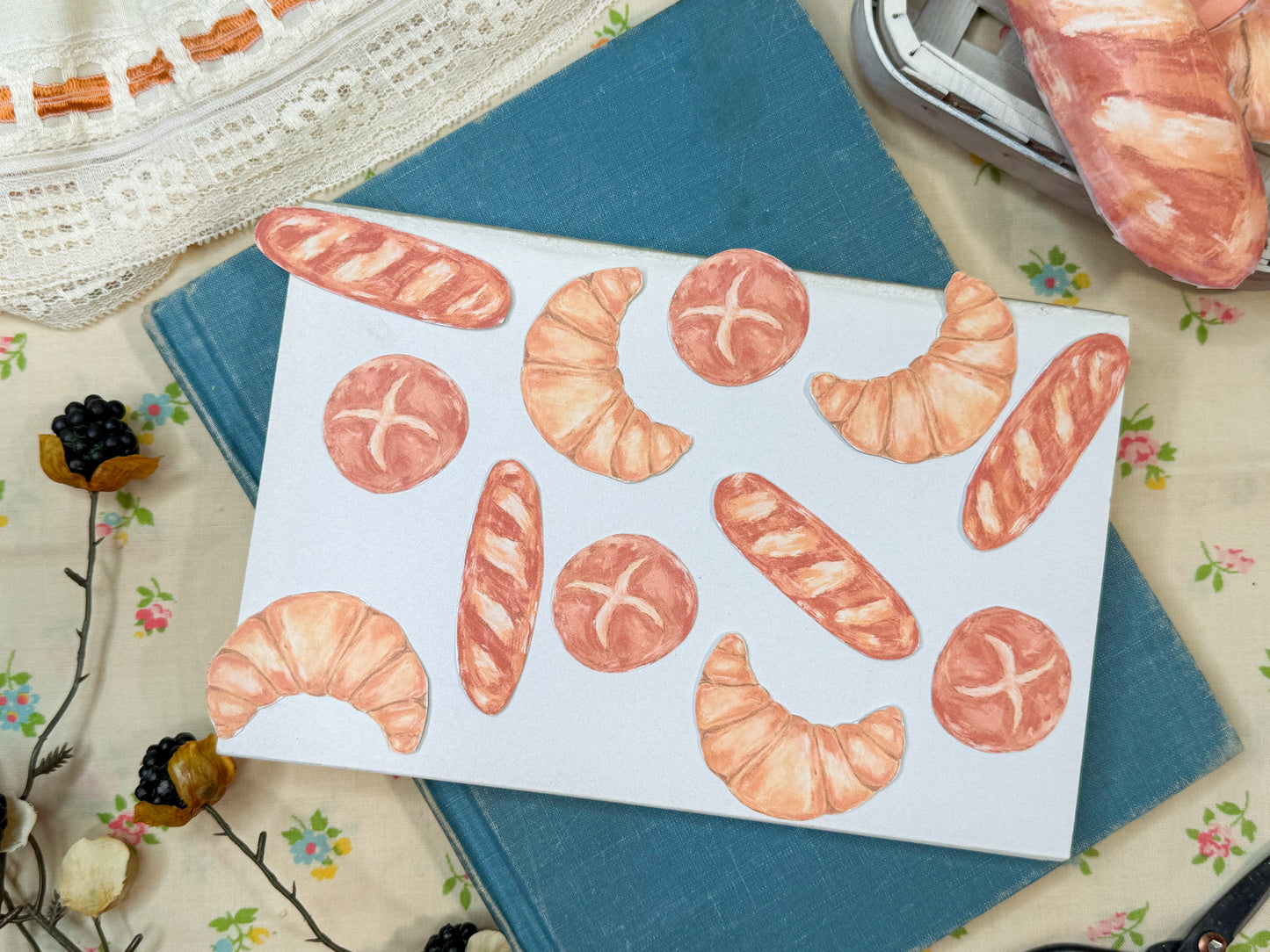 Bread Squishies + Bread Stickers Digital Download Pack