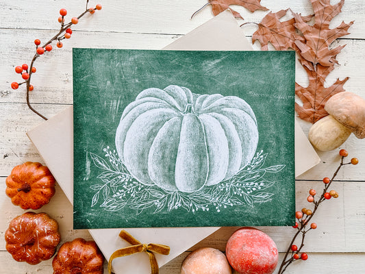 Chalkboard Pumpkins