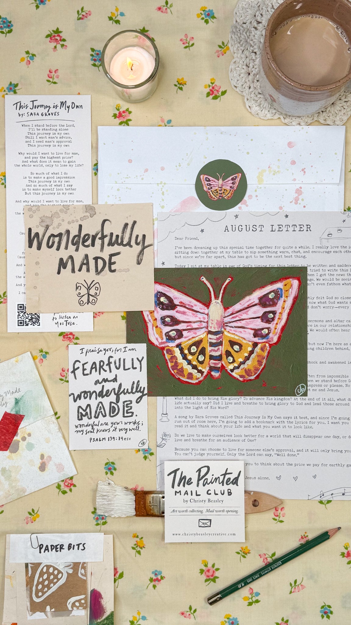The Painted Mail Club Monthly Subscription