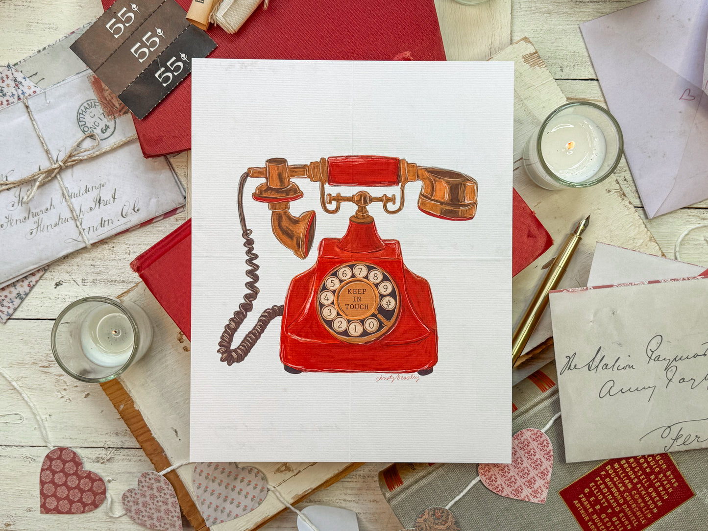 Red Vintage Phone