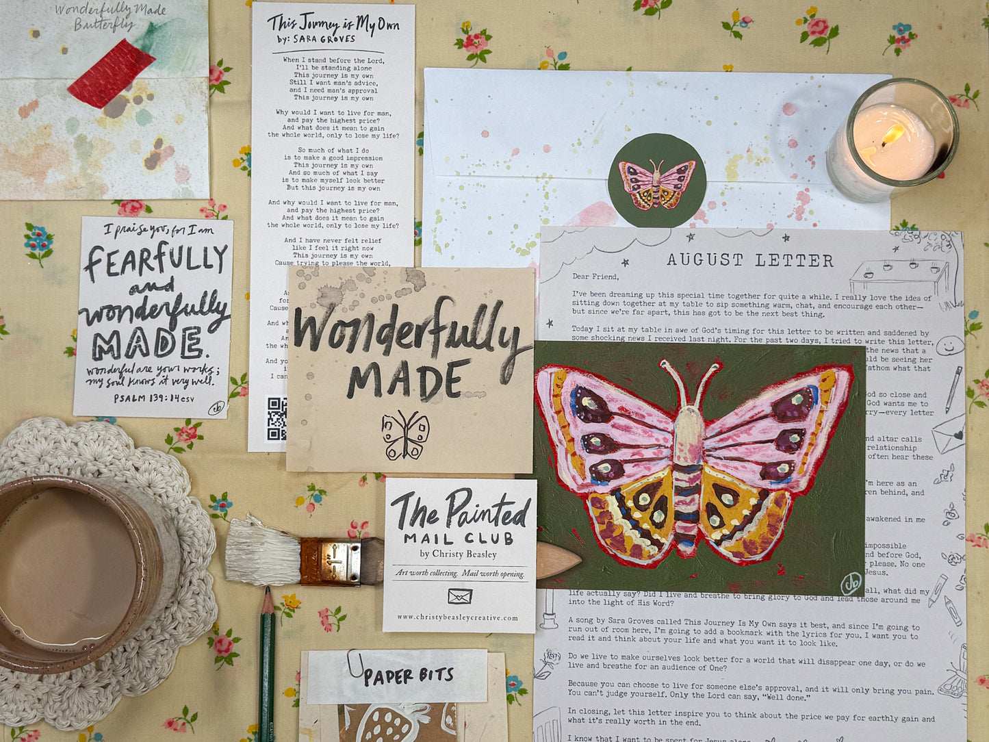 The Painted Mail Club Monthly Subscription