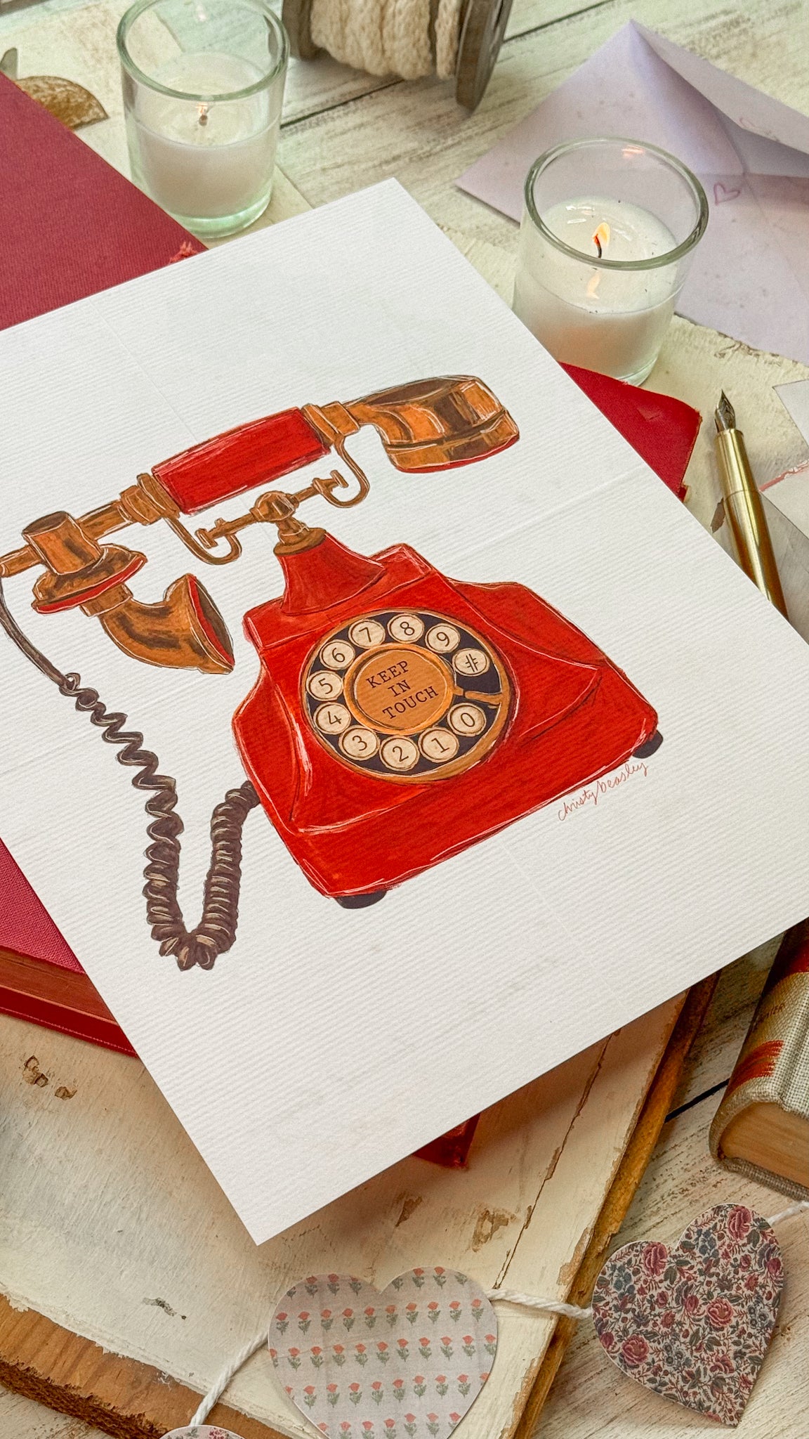 Red Vintage Phone