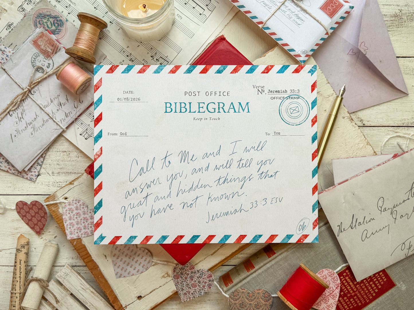 Biblegram Jeremiah 33:3