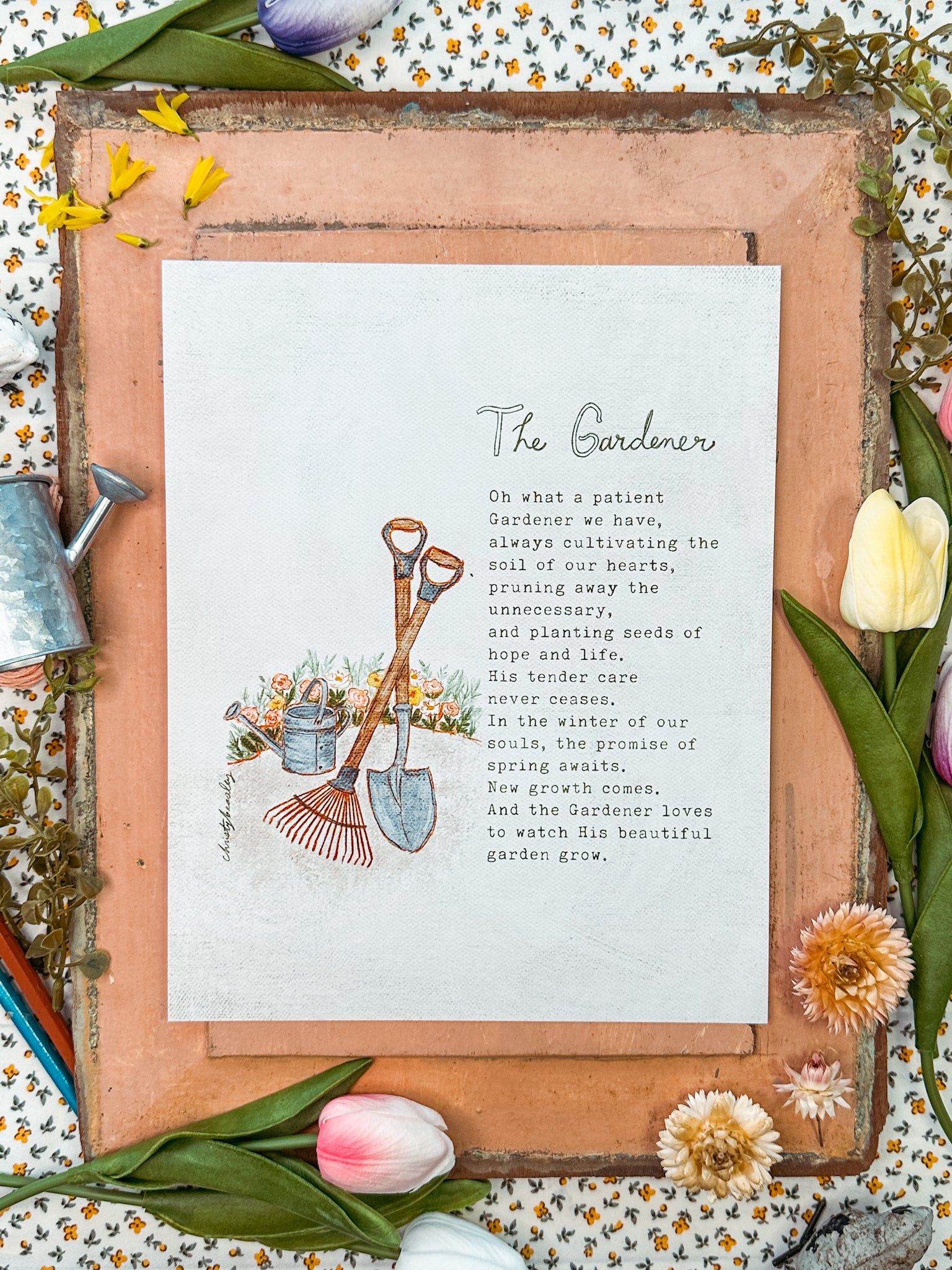 the gardener plants the seeds lyrics The Gardener Poem