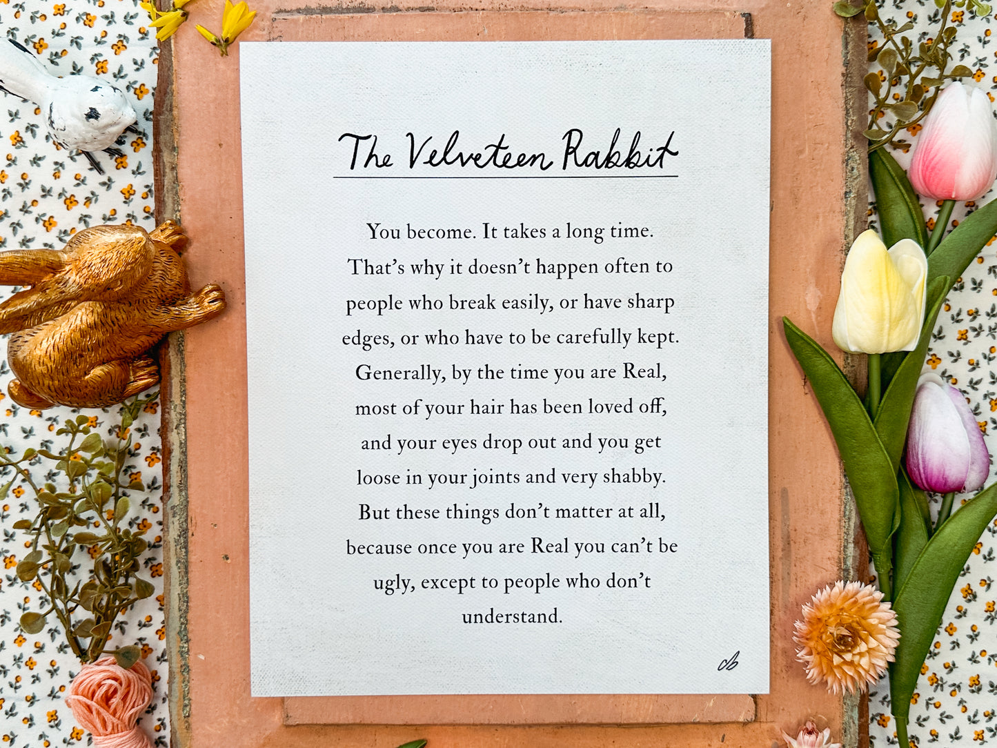 Velveteen Rabbit Quote